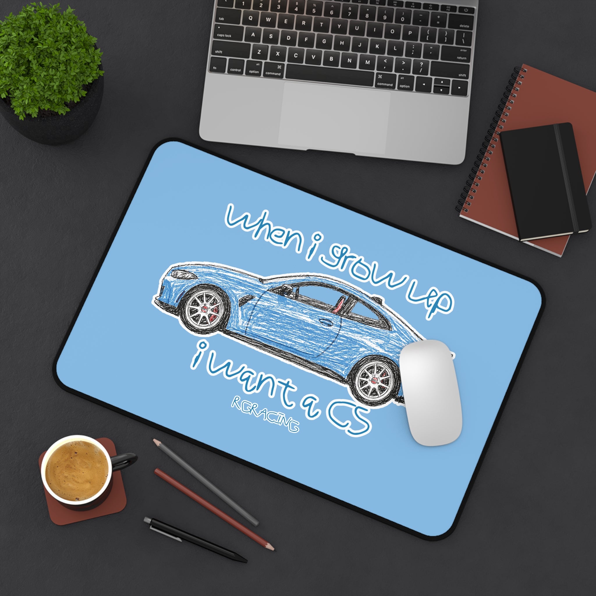 "When I Grow Up I Want a CS" Gaming/Work Mousepad