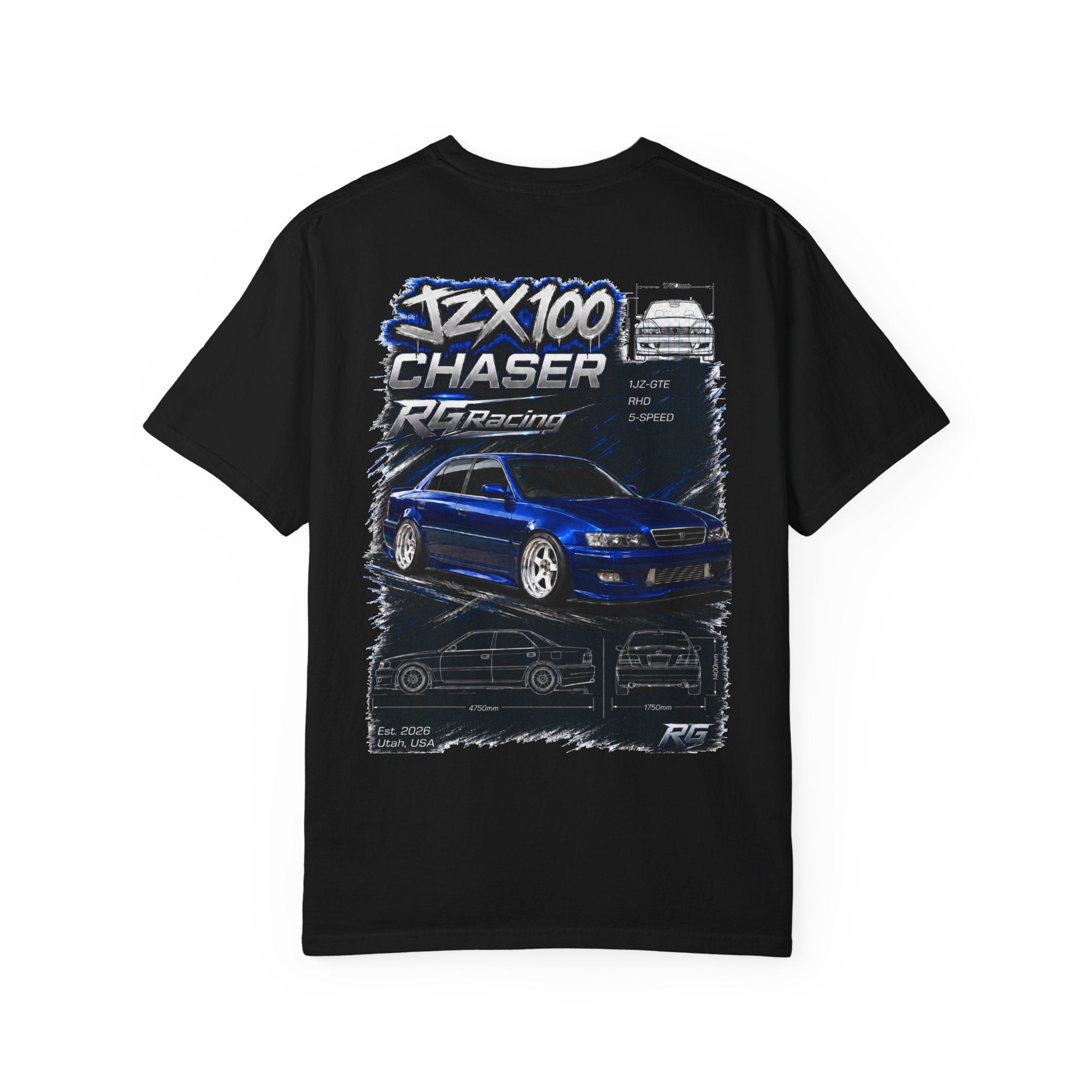 "JZX-100 Chaser" Heavyweight T-Shirt