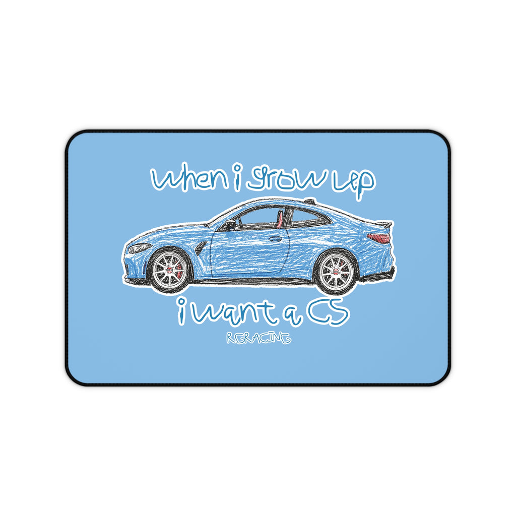 "When I Grow Up I Want a CS" Gaming/Work Mousepad