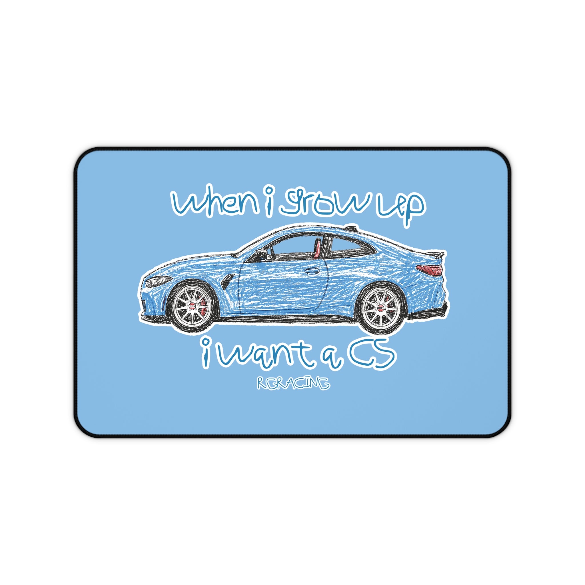 "When I Grow Up I Want a CS" Gaming/Work Mousepad