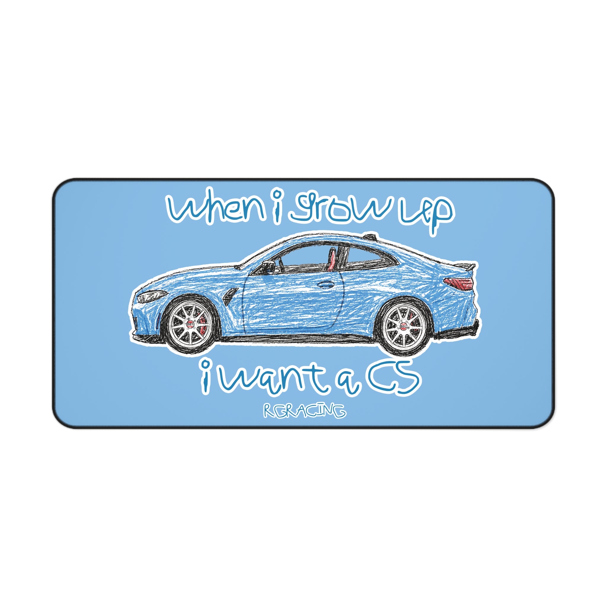 "When I Grow Up I Want a CS" Gaming/Work Mousepad